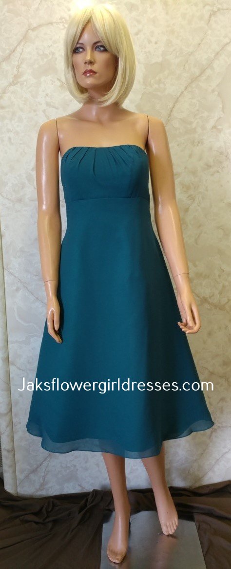 teal bridesmaid dresses